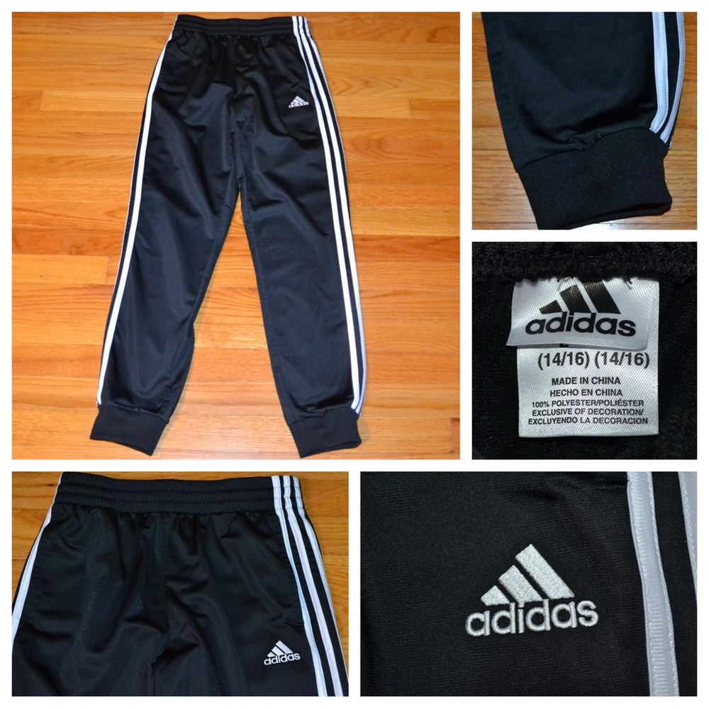 Youth boys Adidas athletic pants, size L 14/16